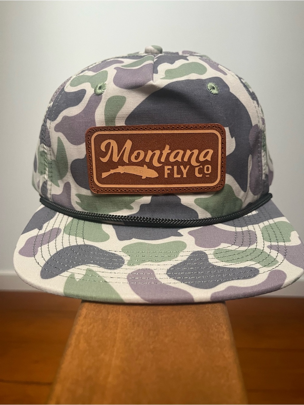 Montana Fly Company Camo Flat-brim Rope Hat